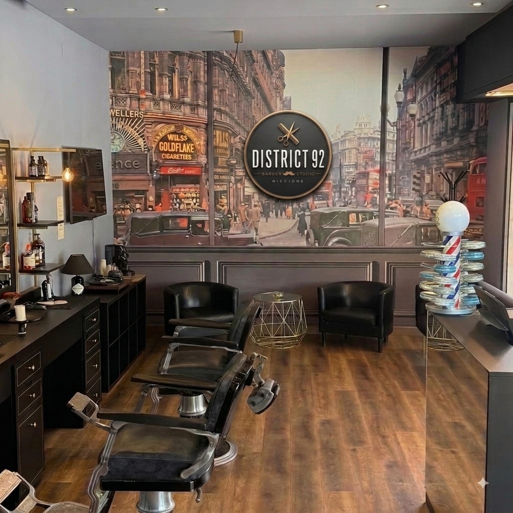 Interno del salone District 92